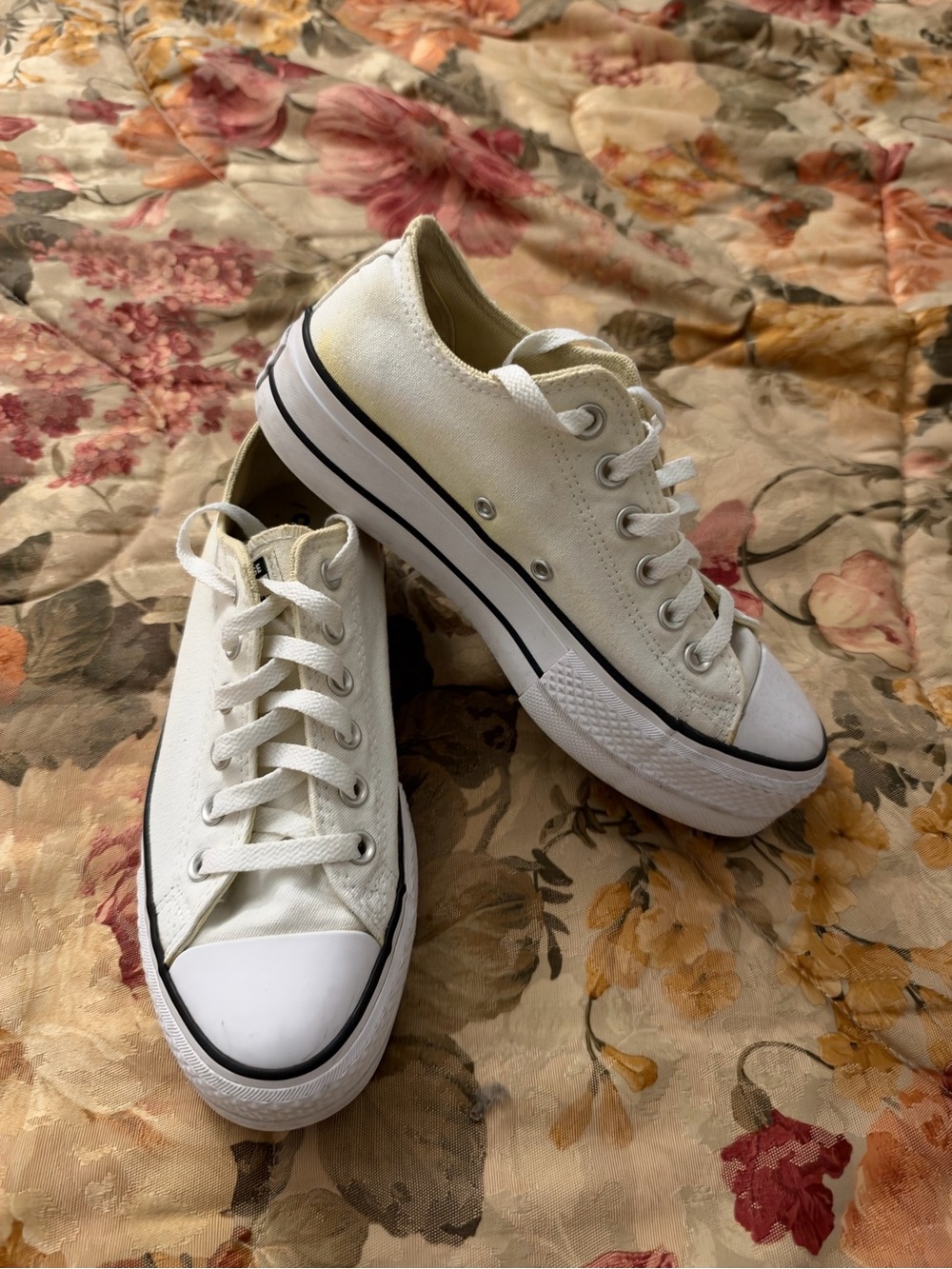 Converse Classic White Low-Top Canvas Sneakers for Women